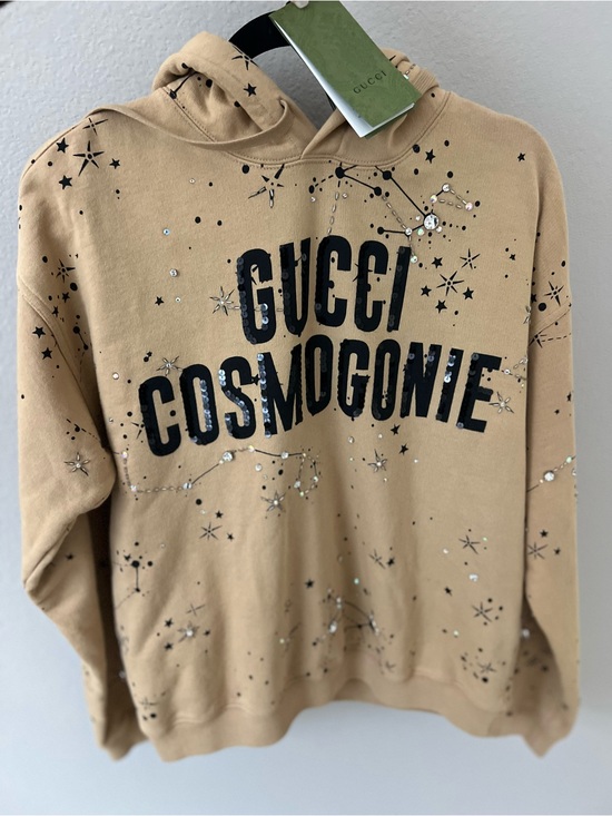 Gucci Tops - Gucci Cosmogonie Crystal-Embellished Hoodie